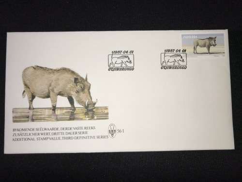 SWA OTJIWARONGO ADDITIONAL STAMP VALUE THIRD DEFINITIVE SERIES #56.1