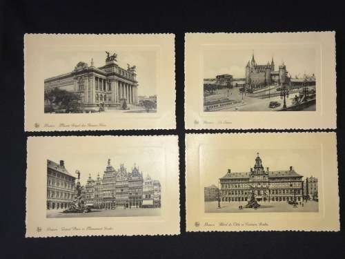 ANTWERP. X4 VINTAGE POSTCARDS. UNUSED