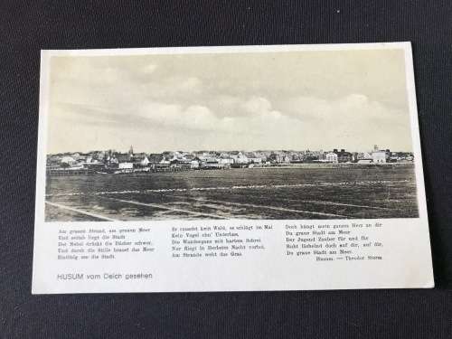 HUSUM, GERMANY. VINTAGE POSTCARD UNUSED