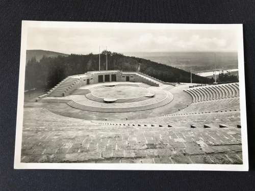 DEUTSCHLANDS SCHÖNSTE THINGSTÄTTE "HEILIGER BERG". VINTAGE POSTCARD UNUSED