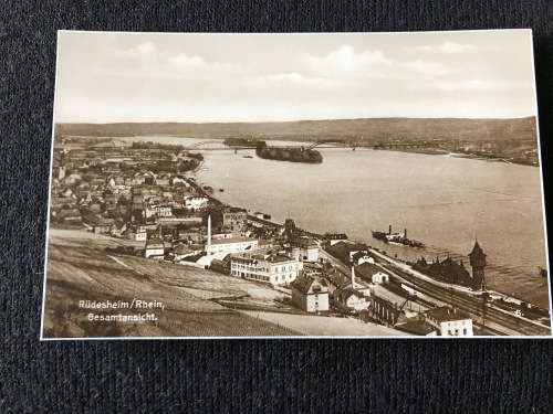 GERMANY, RÜDESHEIM RHEIN. VINTAGE UNUSED