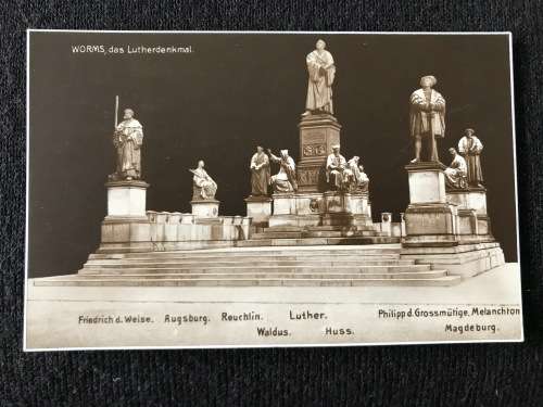 WORMS DAS LUTHERDENKMAL. VINTAGE 1928 UNUSED