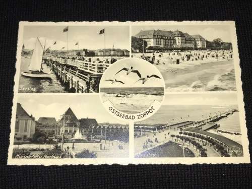 OSTSEEBAD ZOPPOT. VINTAGE UNUSED
