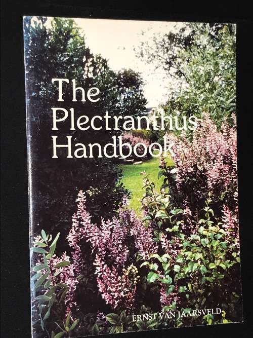 THE PLECTRANTHUS HANDBOOK BY ERNST VAN JAARSVELD
