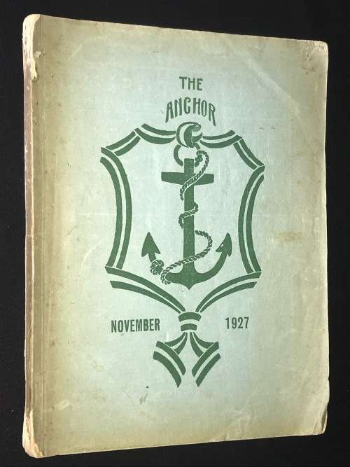 THE ANCHOR GIRLS HIGH SCHOOL NOVEMBER 1927 MAGAZINE