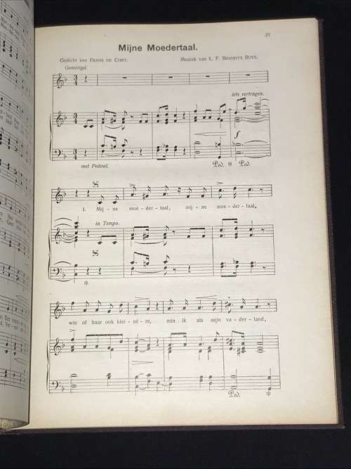 HOLLANDS-AFRIKAANSE LIEDERBUNDEL VERSAMELD DOOR DR.N. MANSVELT 1907