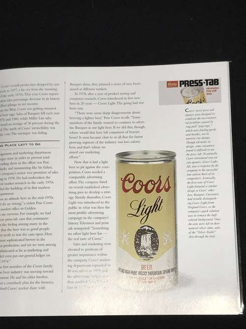 A.COORS: COORS - A ROCKY MOUNTAIN LEGEND - BEER
