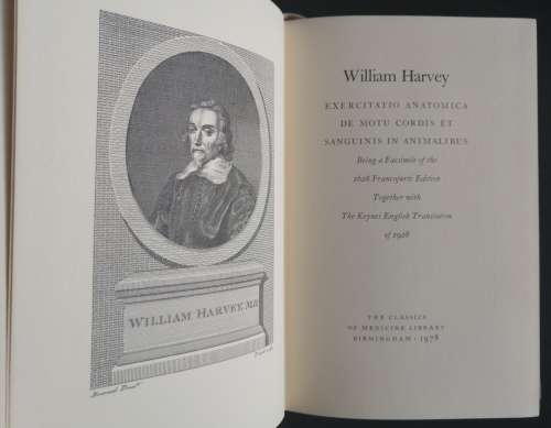 EXERCITATO ANATOMICA DEMOTU CORDIS ET SANGUINIS IN ANIMALIBUS BY WILLIAM HARVEY