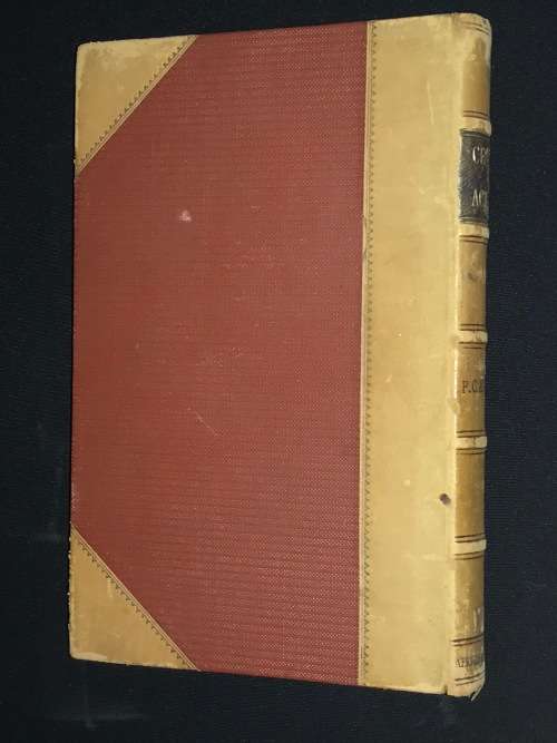 COMMENTARY OF CESSION OF ACTIONS BY JOHANNES A. SANDE AFRICAN BOOK CO. GRAHAMSTOWN 1906