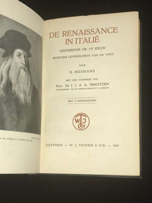 DE RENAISSANCE IN ITALIE - B. HEIJMANS