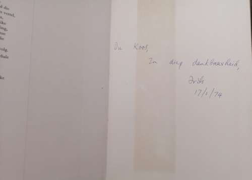 DIE AFRIKAANSE OPERETTEGIDS DEUR FRITZ STEGMANN - SIGNED BY AUTHOR