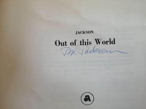 OUT OF THIS WORLD BY JACKSON - SIGNED BY AUTHOR