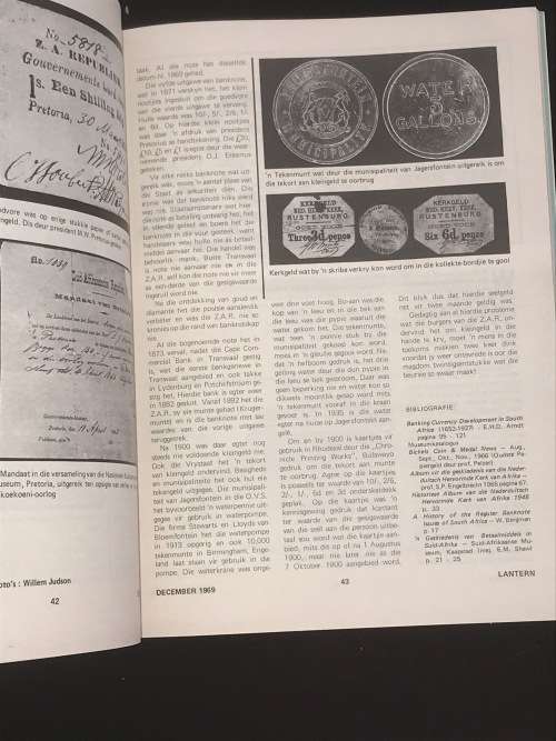 LANTERN TYDSKRIF VIR KENNIS EN KULTUUR / JOURNAL OF KNOWLEDGE AND CULTURE DEC 1969