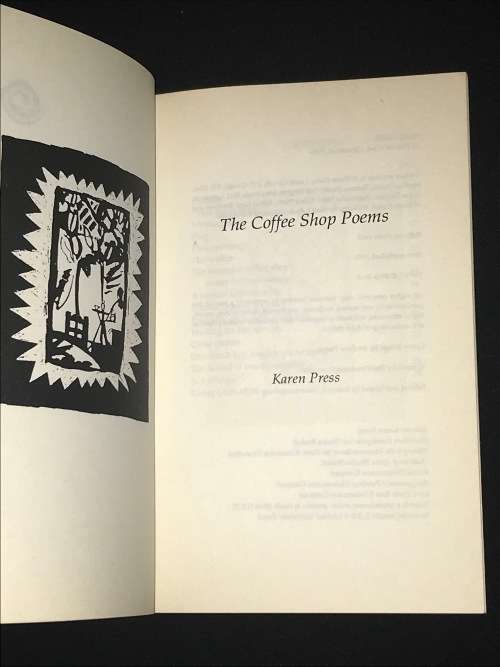 THE COFFEE SHOP POEMS BY KAREN PRESS