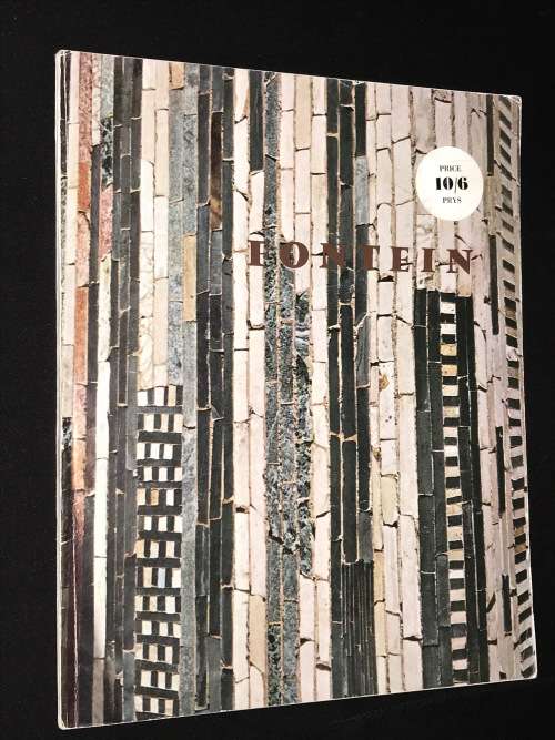 FONTEIN A QUARTERLY DEVOTED TO ART IN SOUTHERN AFRICA VOL 1 NO 1 1960