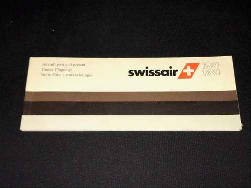 SWISSAIR 1931-1981 AIRCRAFT PAST AND PRESENT