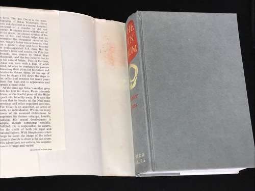 THE TIN DRUM BY GUNTHER GRASS 1ST UK EDITION 1962