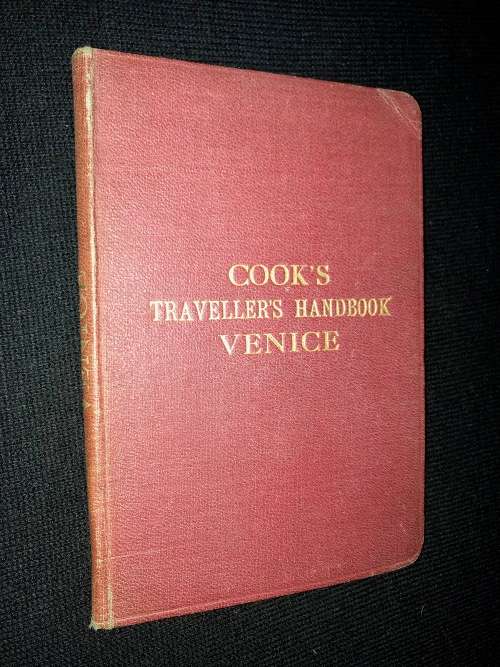 1923 COOK`S TRAVELLER`S HANDBOOK TO VENICE WITH PLANS