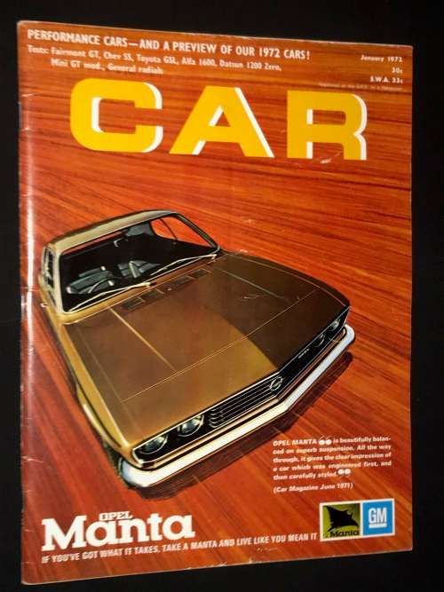 CAR MAGAZINE JAN 1972