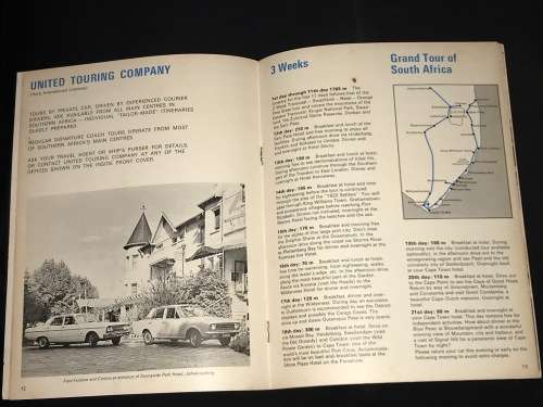SELF DRIVE TOURS IN SOUTHERN AFRICA YOURS TO THE HORIZON 1971