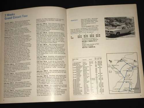 SELF DRIVE TOURS IN SOUTHERN AFRICA YOURS TO THE HORIZON 1971