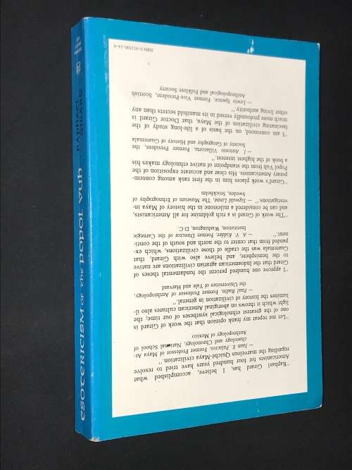 ESOTERICISM OF POPL VUH THE SACRED HISTORY OF THE QUICHE-MAYA BY RAPHAEL GIRAD