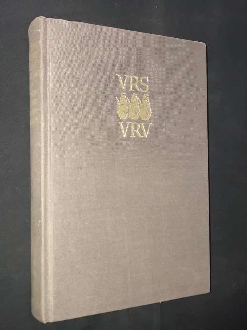 VRS/VRV #12  SECOND SERIES SELECTIONS FROM THE CORRESPONDENCE OF PERCY ALPORT MOLTENO 1892-1914