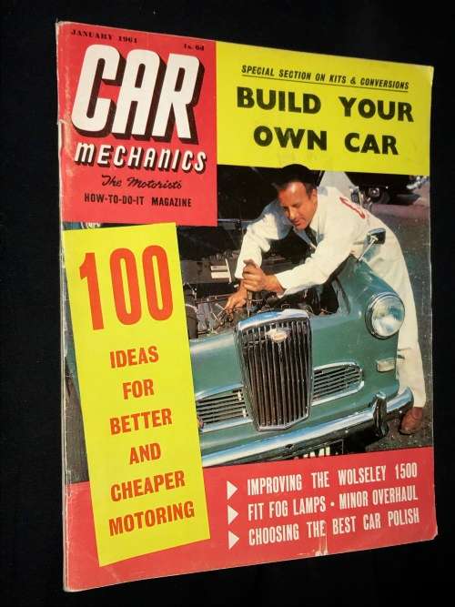 CAR MECHANICS THE MOTORIST`S HOW-TO-DO-IT MAGAZINE JANUARY 1961