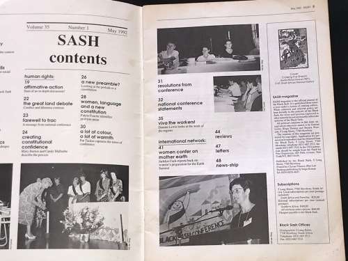 SASH MAGAZINES 1991/1992