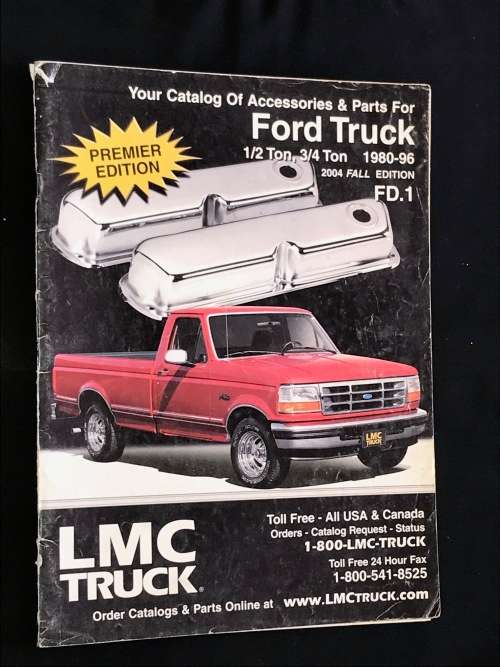 FORD TRUCK 1980 -96 CATALOG OF ACCESSORIES & PARTS