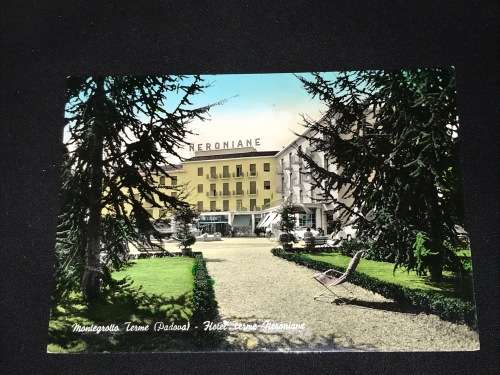 VINTAGE POSTCARD TERME NEROIANE HOTEL ITALY