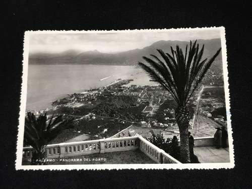VINTAGE POSTCARD OF PALERMO PANORAMA  ITALY