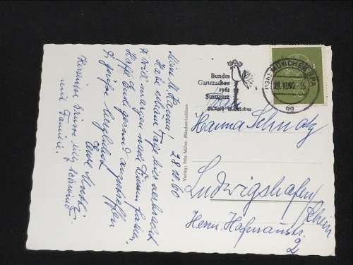 VINTAGE POSTCARD OF MUNCHEN GERMANY
