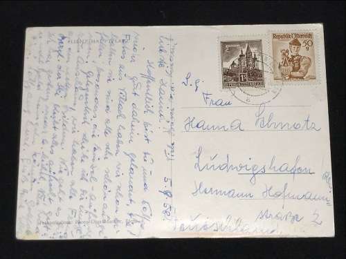 VINTAGE POSTCARD OF LIENZ HAUPTPLATZ AUSTRIA