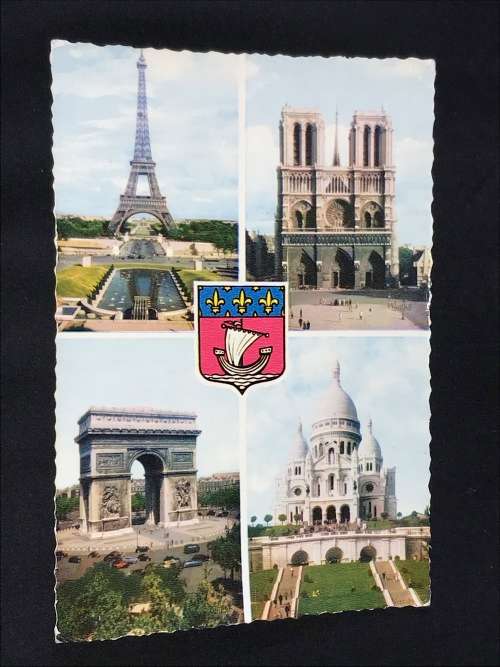 VINTAGE POSTCARD PARIS FRANCE