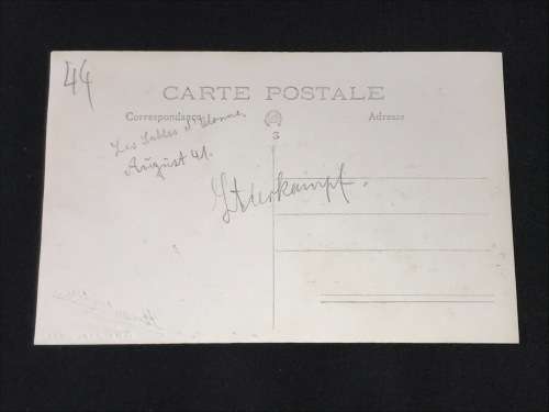 VINTAGE POSTCARD BULLFIGHTING LES SABLES D'OLONNE FRANCE