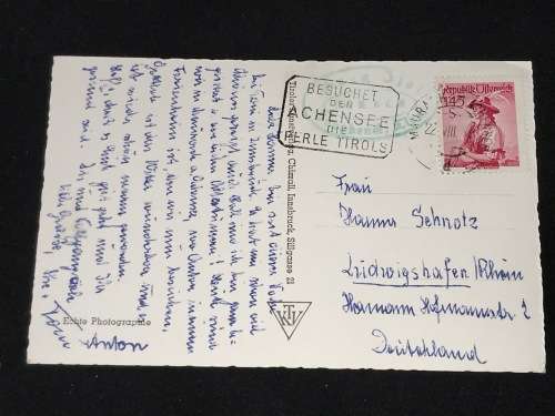 VINTAGE POSTCARD OF INNSBRUCK AUSTRIA