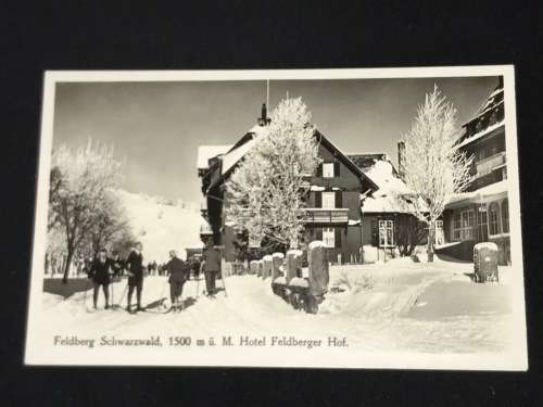 1931 POSTCARD OF FELDBERG SCHWARZWALD GERMANY