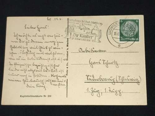 VINTAGE MUNICH GERMANY POSTCARD