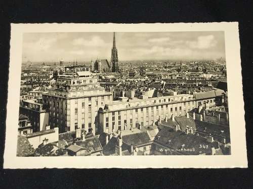 1938 VIENNA AUSTRIA POSTCARD