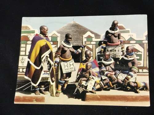 VINTAGE POSTCARD OF NDEBELE