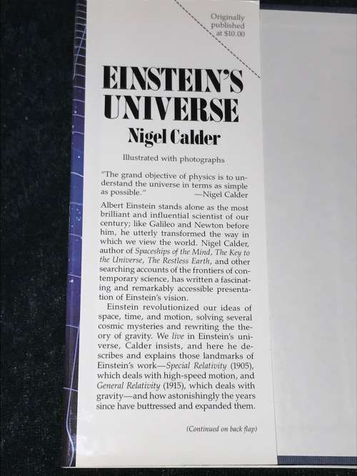 EINSTEIN`S UNIVERSE BY NIGEL CALDER