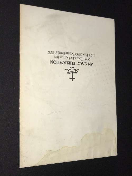 CHRISTIANS AND APARTHEID AN INFORMATION PAPER