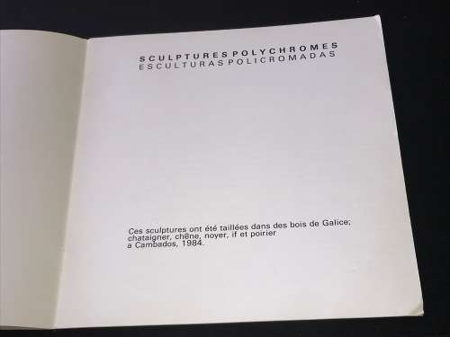FRANCISCO LERO SCULPTURES POLYCHROMES CATALOGUE 1984