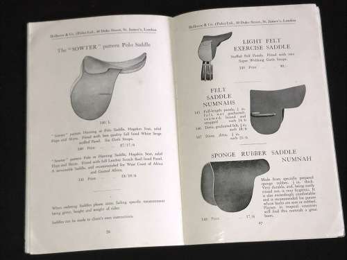 HOLBROW & CO POLO SPECIALISTS CATALOGUE RARE