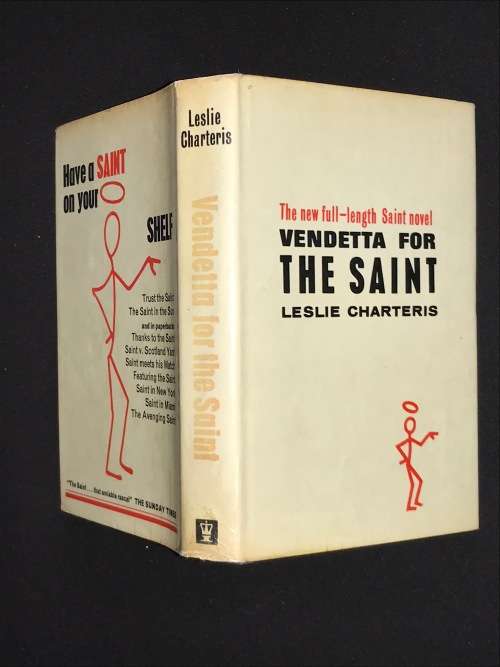 VENDETTA FOR THE SAINT BY LESLIE CHARTERIS 1ST UK EDITION