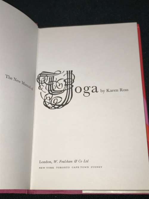 THE NEW MANUAL OF YOGA BY KAREN ROSS
