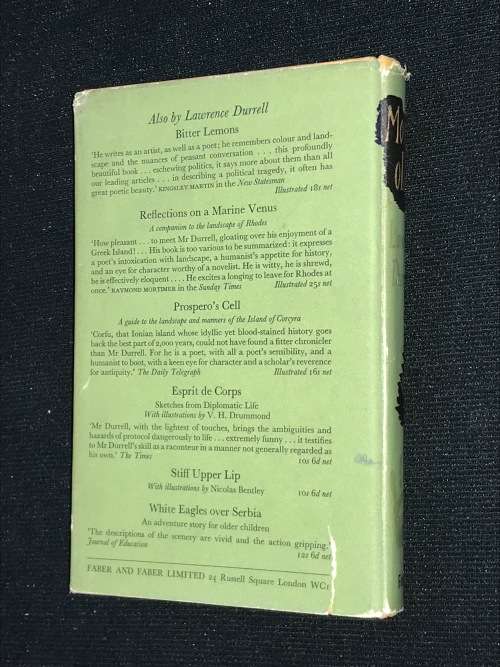 MOUNT OLIVE A NOVEL BY LAWRENCE DURRELL