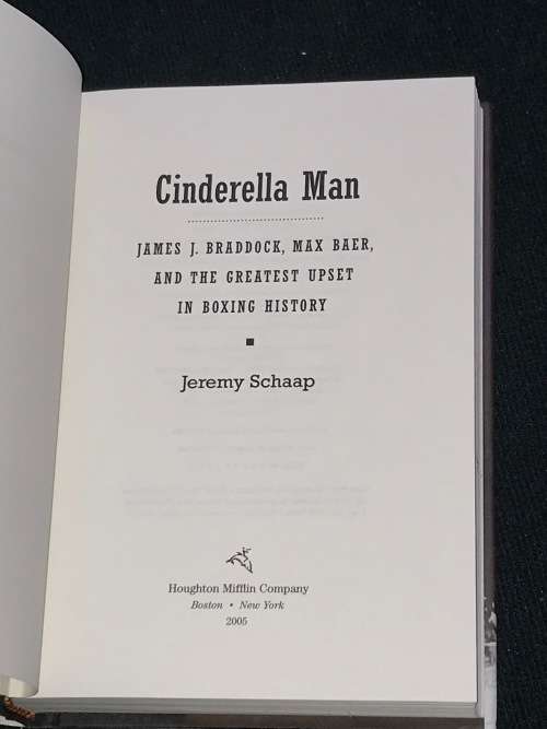 CINDERELLA MAN BY JEREMY SCHAAP