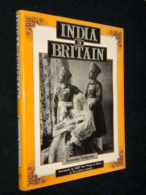 INDIA IN BRITAIN BY KUSOOM VADGAMA SIGNED
